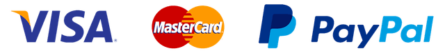 Visa, MasterCard et PayPal acceptés